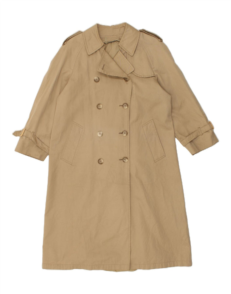 VINTAGE Womens Trench Coat UK 16 Large Beige | Vintage Vintage | Thrift | Second-Hand Vintage | Used Clothing | Messina Hembry 