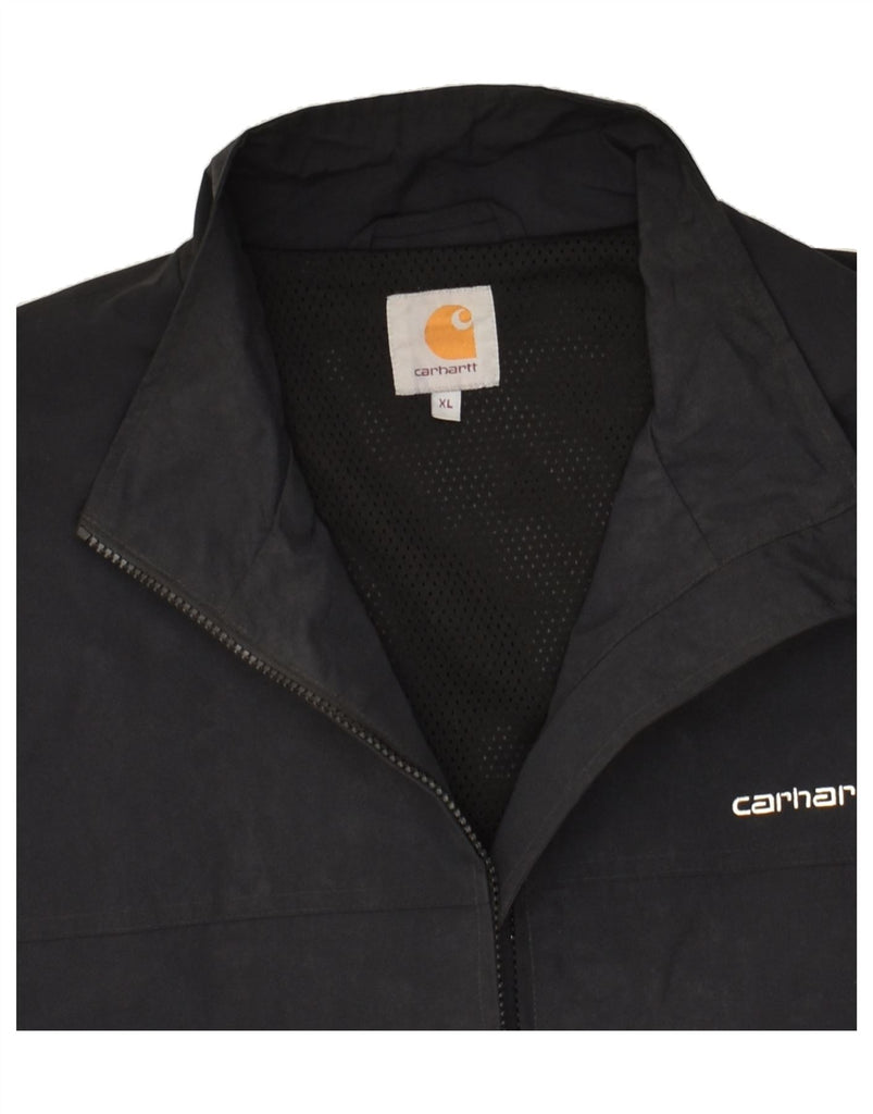 CARHARTT Mens Bomber Jacket UK 42 XL Black | Vintage Carhartt | Thrift | Second-Hand Carhartt | Used Clothing | Messina Hembry 