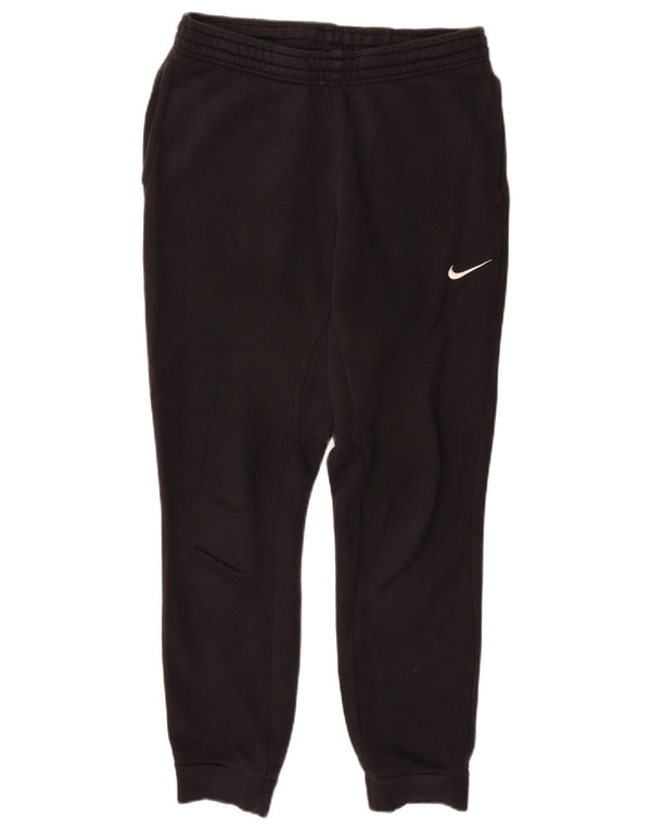 NIKE Mens Tracksuit Trousers Joggers Medium  Black Cotton