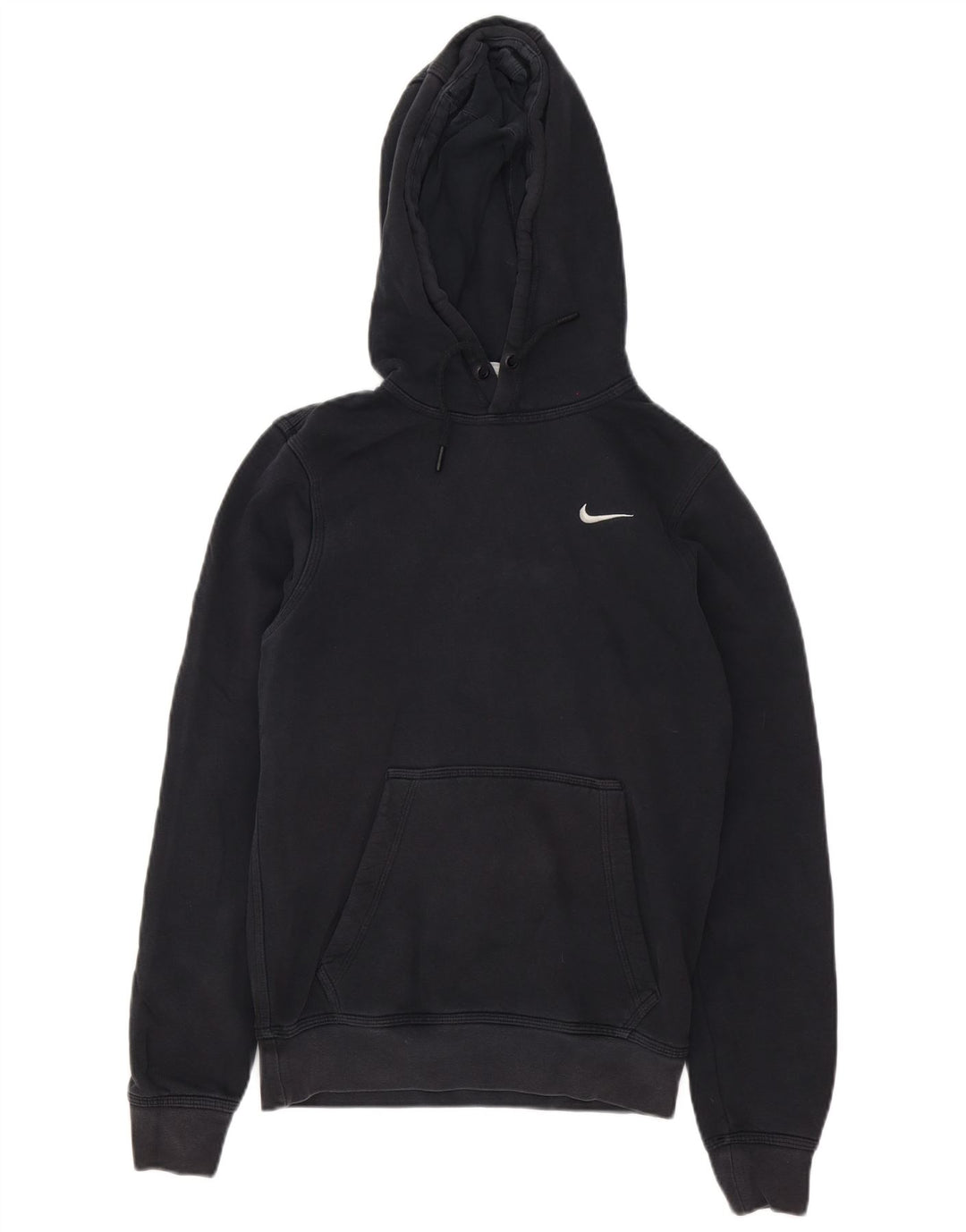 Nike Mens Hoodie Jumper XS Black Cotton