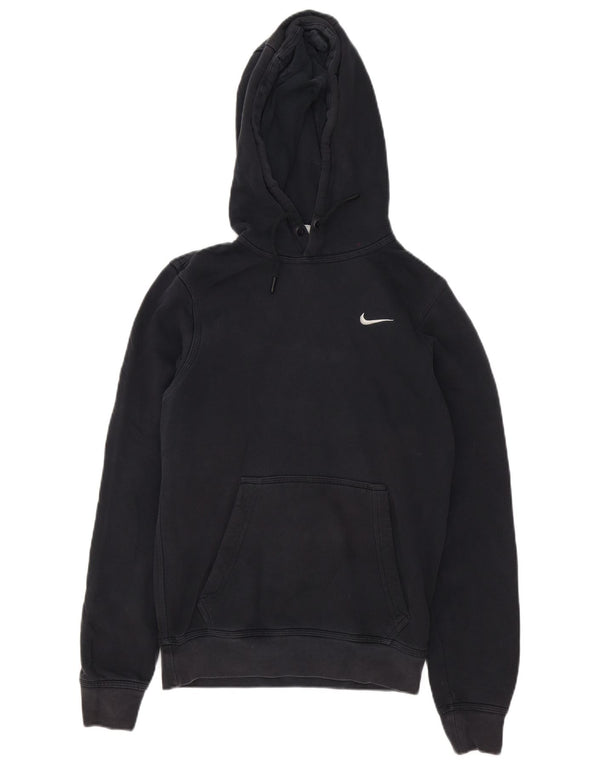 Nike Mens Hoodie Jumper XS Black Cotton