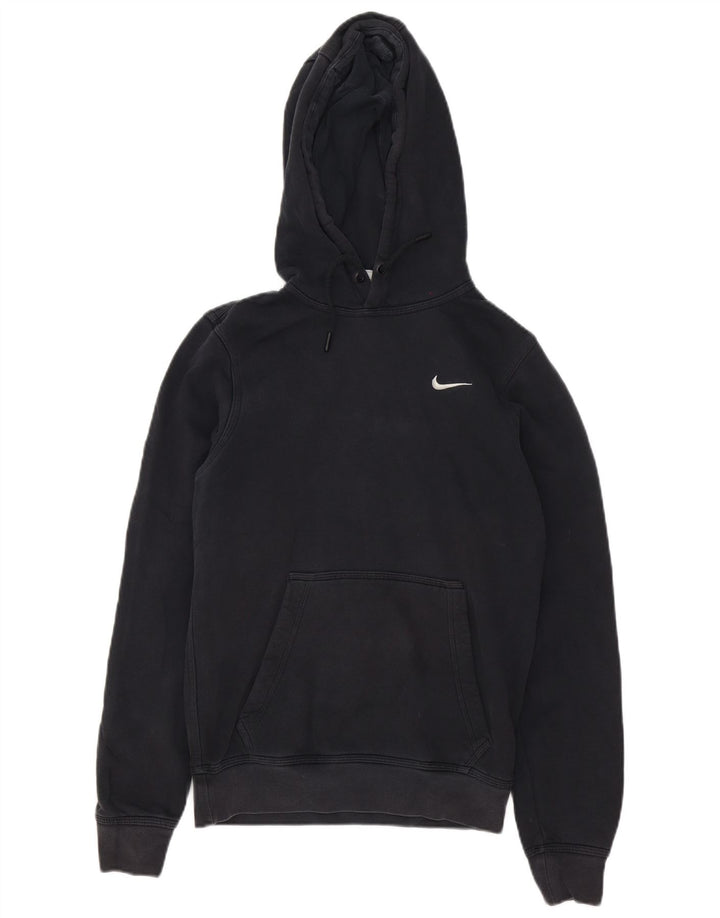 Nike Mens Hoodie Jumper XS Black Cotton