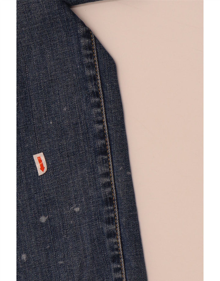 Tommy Hilfiger Mens Straight Jeans W33 L32 Blue Cotton