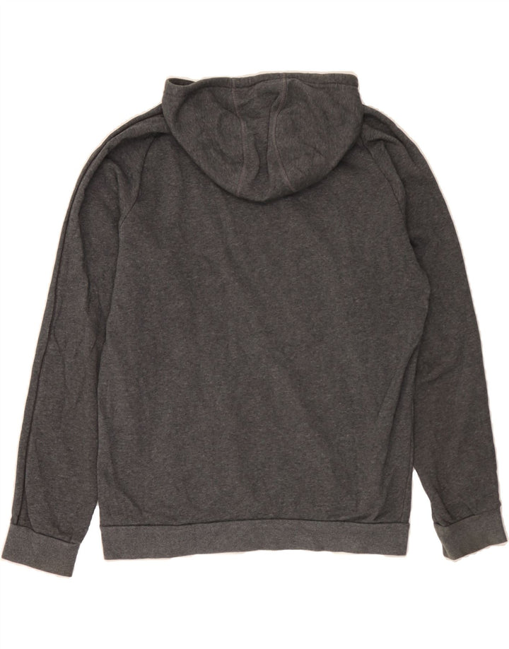 ADIDAS Mens Hoodie Jumper Large Grey Cotton Vintage Adidas and Second-Hand Adidas from Messina Hembry 