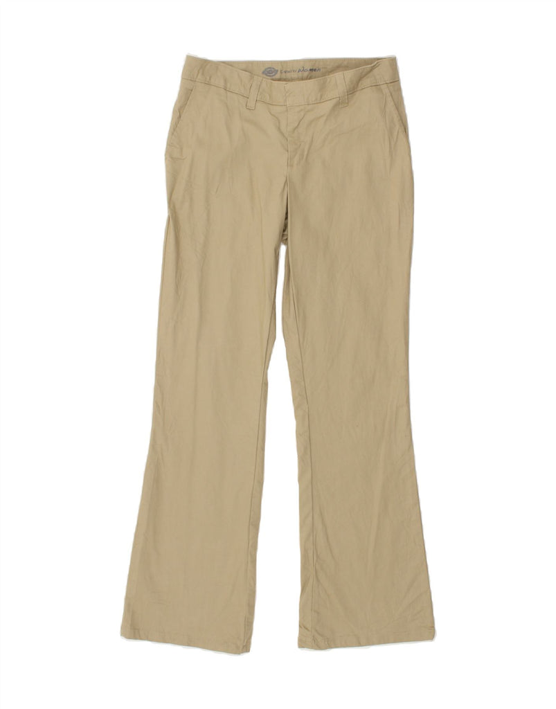 DICKIES Womens Flare Chino Trousers W28 L30  Beige Cotton | Vintage Dickies | Thrift | Second-Hand Dickies | Used Clothing | Messina Hembry 