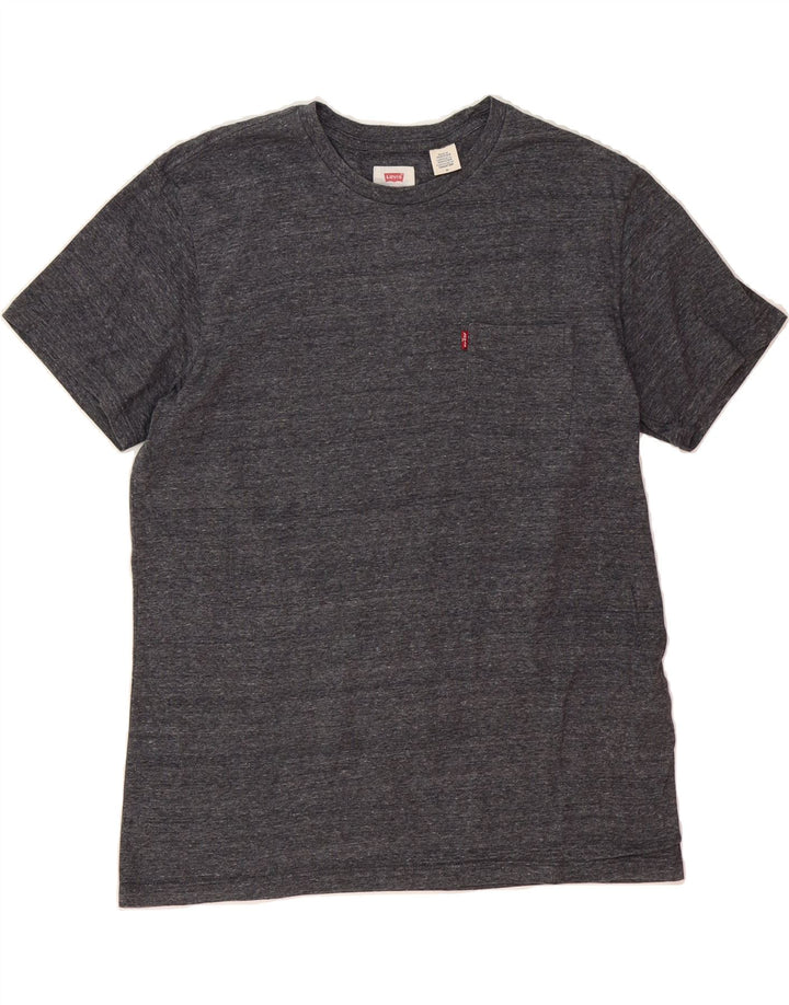 LEVI'S Mens T-Shirt Top Medium Grey Flecked Vintage Levi's and Second-Hand Levi's from Messina Hembry 