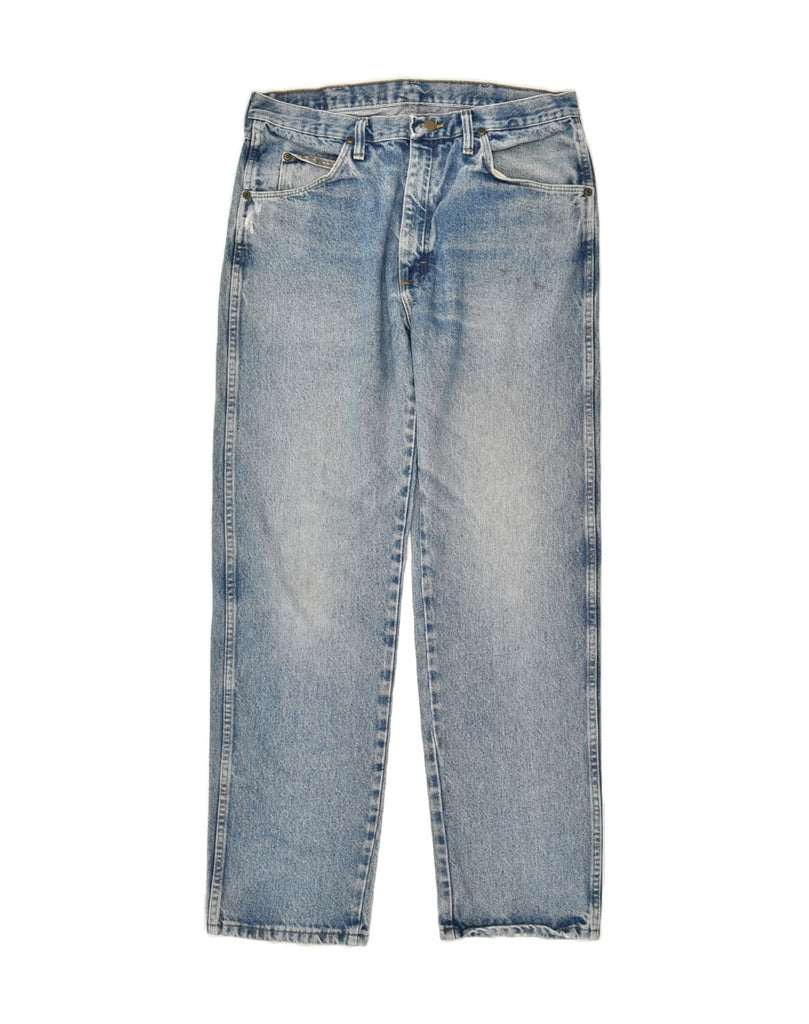 WRANGLER Mens Straight Jeans W34 L32  Blue Cotton Vintage Wrangler and Second-Hand Wrangler from Messina Hembry 