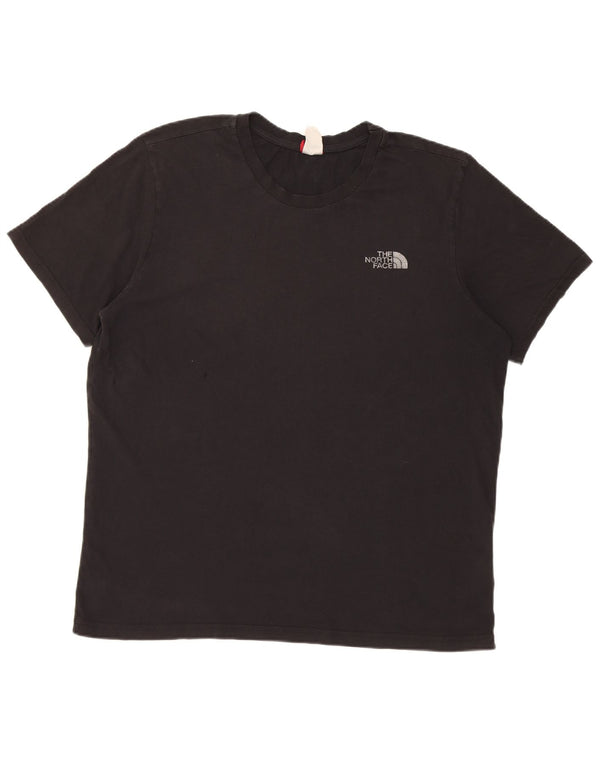 The North Face Mens T-Shirt Top Large Black Cotton
