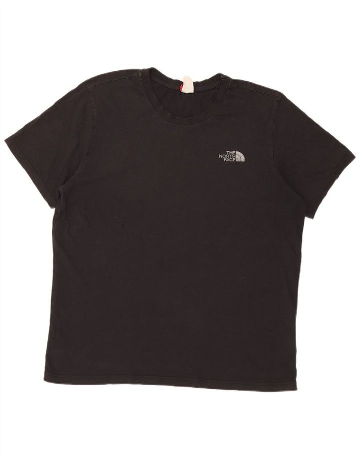 The North Face Mens T-Shirt Top Large Black Cotton