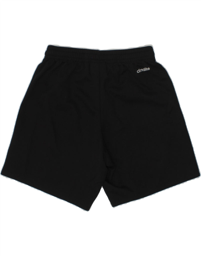 ADIDAS Boys Climalite Sport Shorts 7-8 Years Black Polyester | Vintage Adidas | Thrift | Second-Hand Adidas | Used Clothing | Messina Hembry 