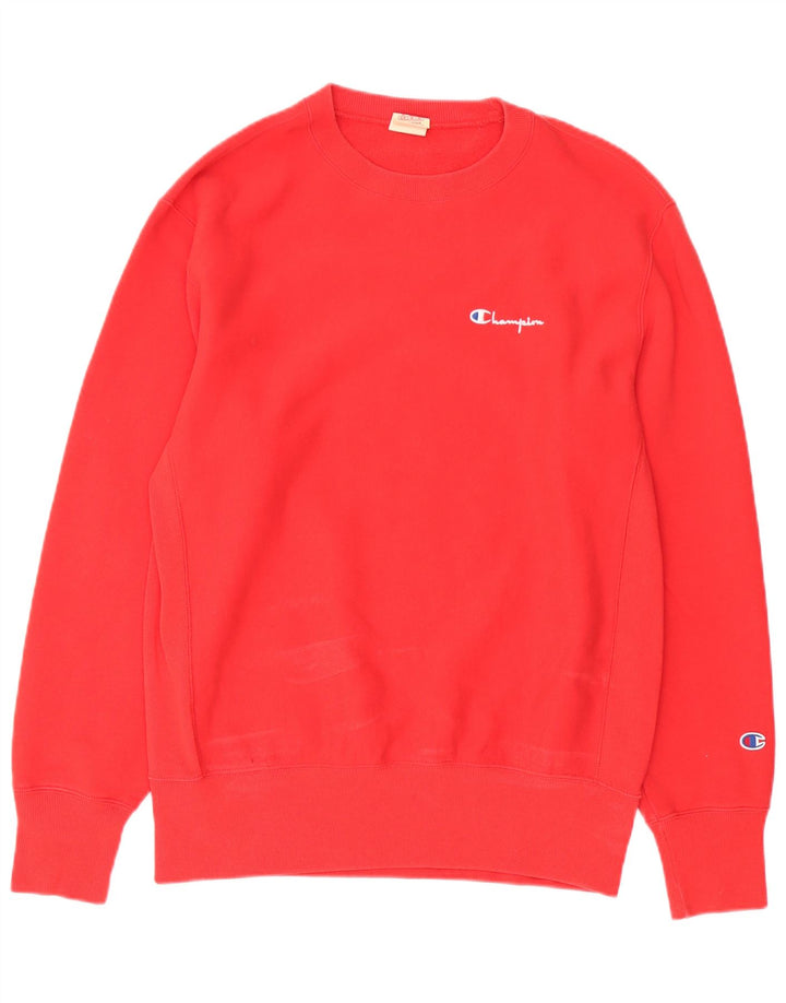 Champion Mens Sweatshirt Jumper XL Red Cotton