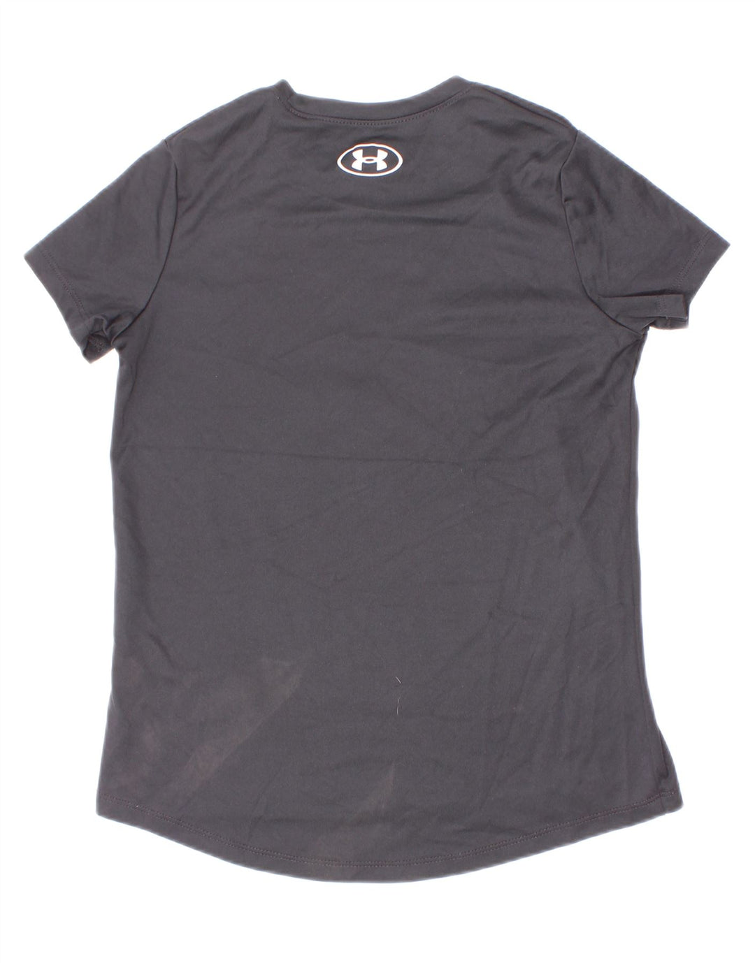 Under Armour Boys Graphic T-Shirt Top 7-8 Years Small Grey Polyester