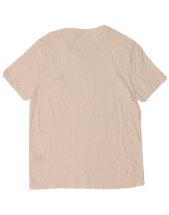 All Saints Mens T-Shirt Top Large White Cotton