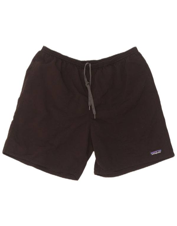 Patagonia Mens Swimming Shorts Large Black Nylon