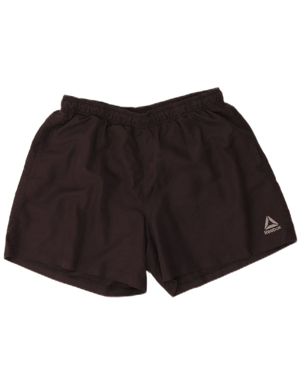 Reebok Mens Sport Shorts Large  Black Polyester