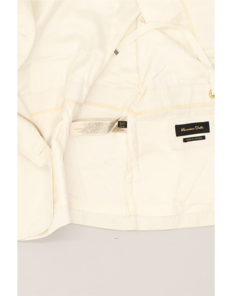 MASSIMO DUTTI Womens Utility Jacket EU 40 Medium Beige Polyester | Vintage Massimo Dutti | Thrift | Second-Hand Massimo Dutti | Used Clothing | Messina Hembry 
