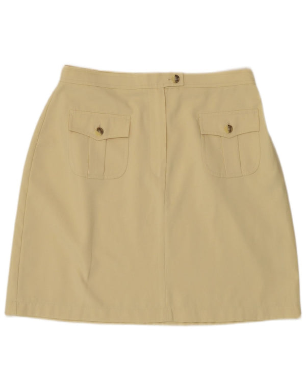 Zabaione Womens Mini Skirt EU 40 Medium W30  Yellow