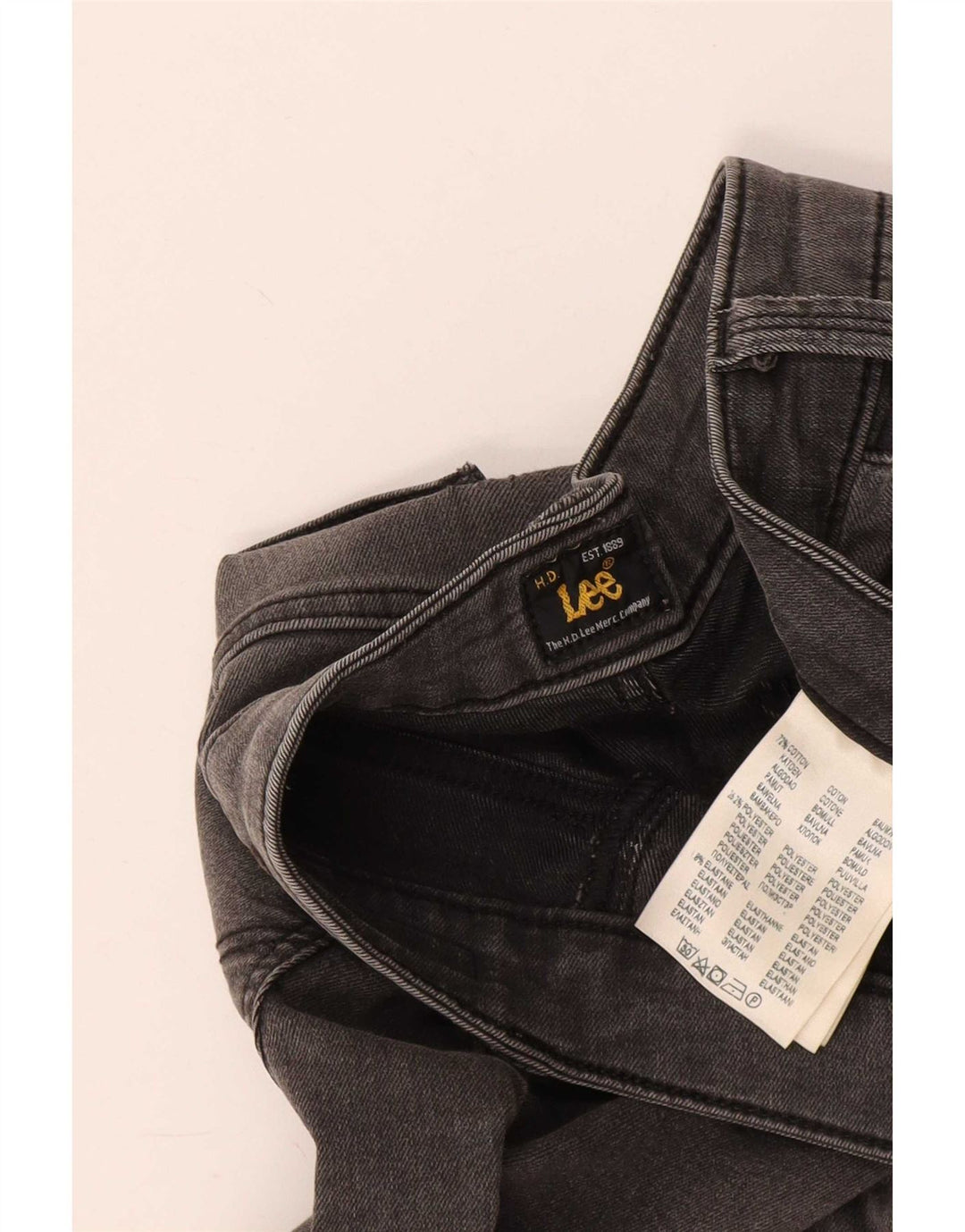 Lee Womens Skinny Jeans W30 L33 Grey Cotton