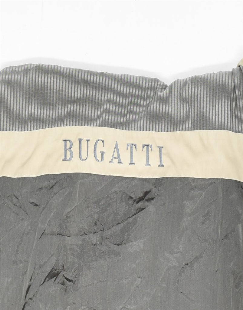 BUGATTI Mens Overcoat IT 50 Large Beige Polyester | Vintage | Thrift | Second-Hand | Used Clothing | Messina Hembry 