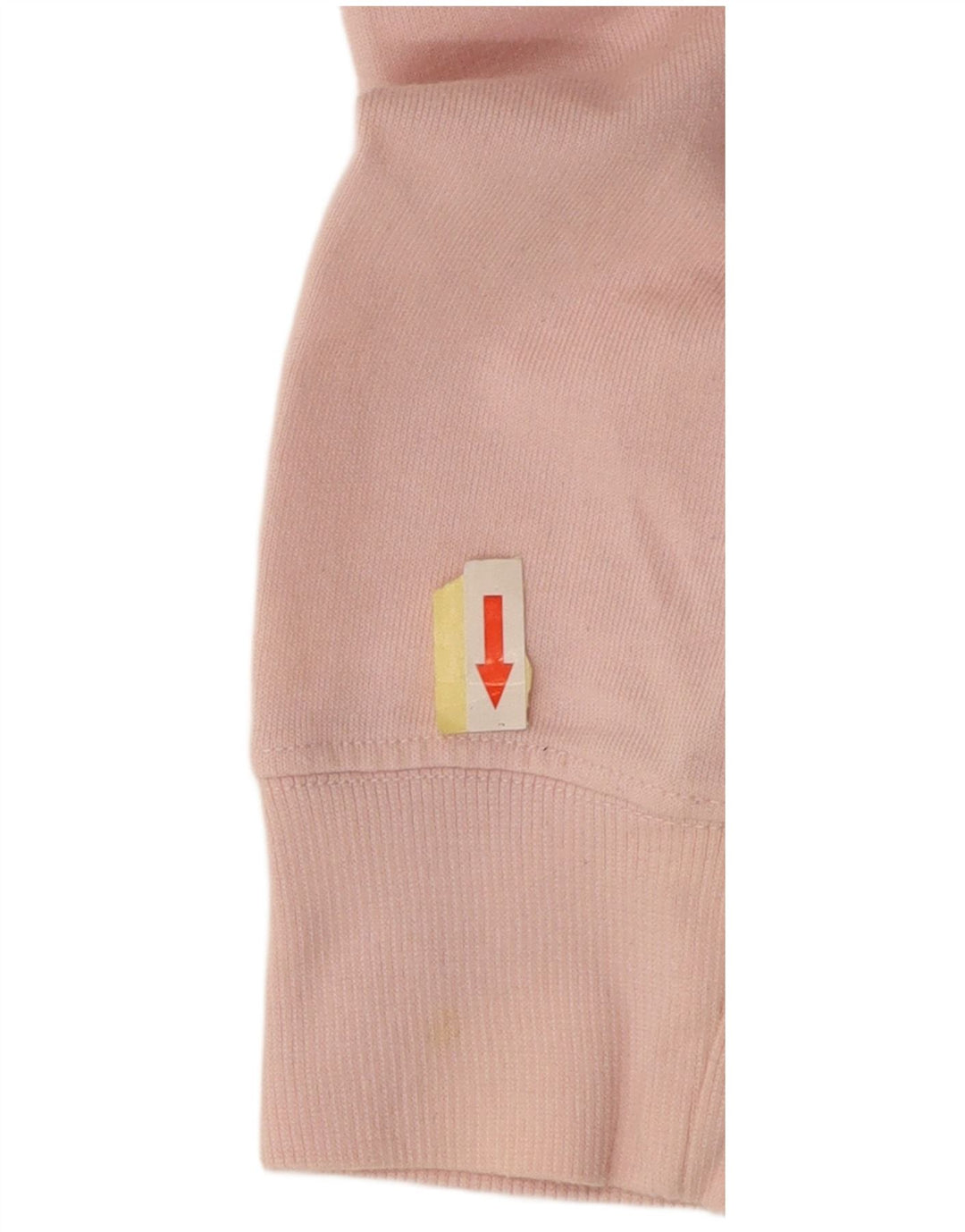 CALVIN KLEIN Womens Graphic Sweatshirt Jumper UK 14 Medium Pink Cotton