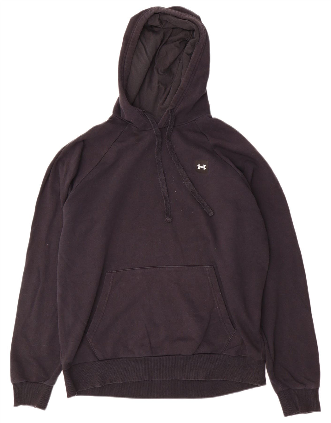 Under Armour Mens Hoodie Jumper Large Black Cotton