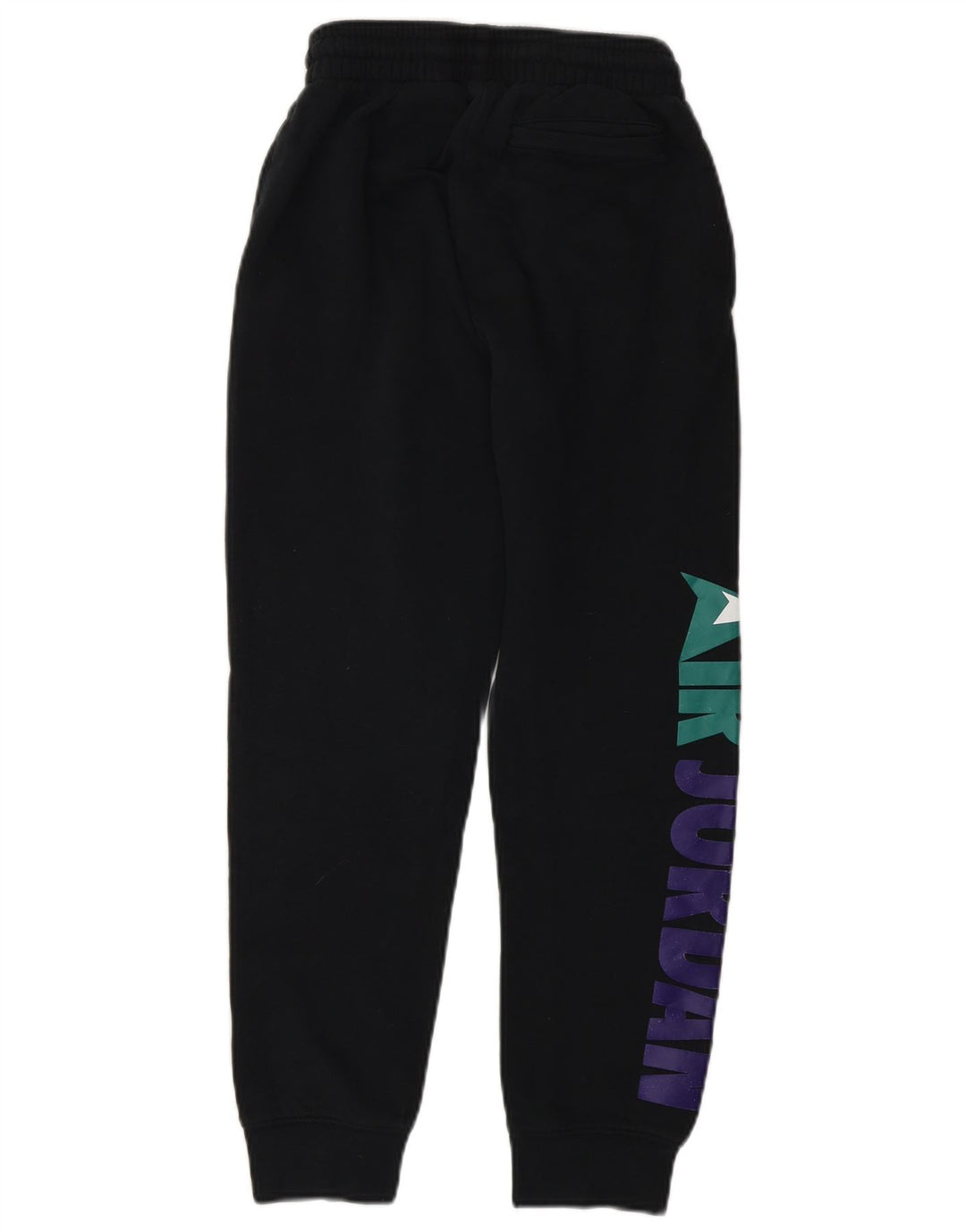Jordan Boys Graphic Tracksuit Trousers Joggers 10-11 Years Medium Black