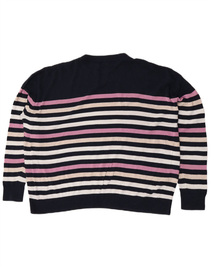 Marks & Spencer Womens Crew Neck Jumper Sweater UK 18 XL Multicoloured
