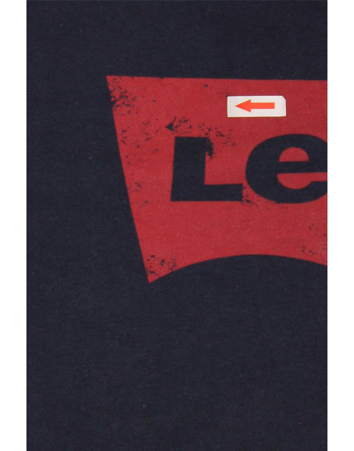 Levi's Mens Graphic T-Shirt Top 2XL Navy Blue Cotton