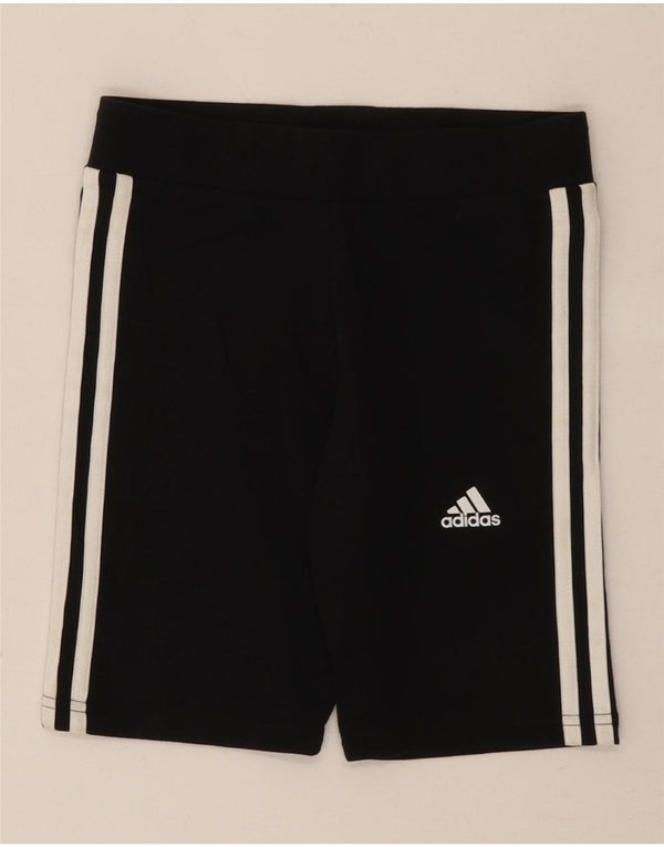 Adidas Girls Sport Shorts 11-12 Years Black Cotton