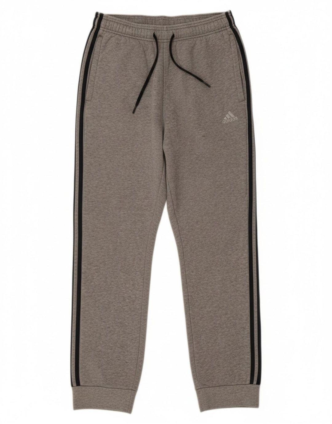 Adidas Mens Tracksuit Trousers Joggers Medium  Grey Cotton
