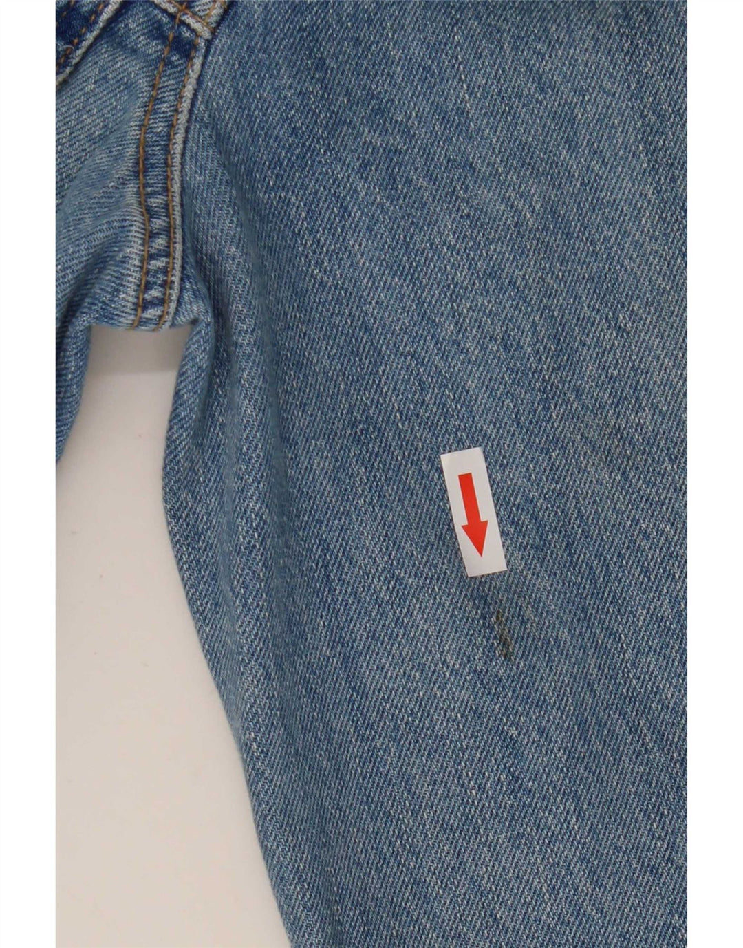 Topshop Womens Crop Denim Jacket UK 10 Small Blue Cotton