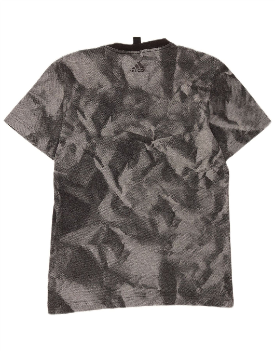ADIDAS Mens Graphic T-Shirt Top Small Grey Tie Dye
