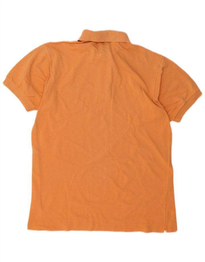 Lacoste Mens Polo Shirt Size 3 Small Orange Cotton