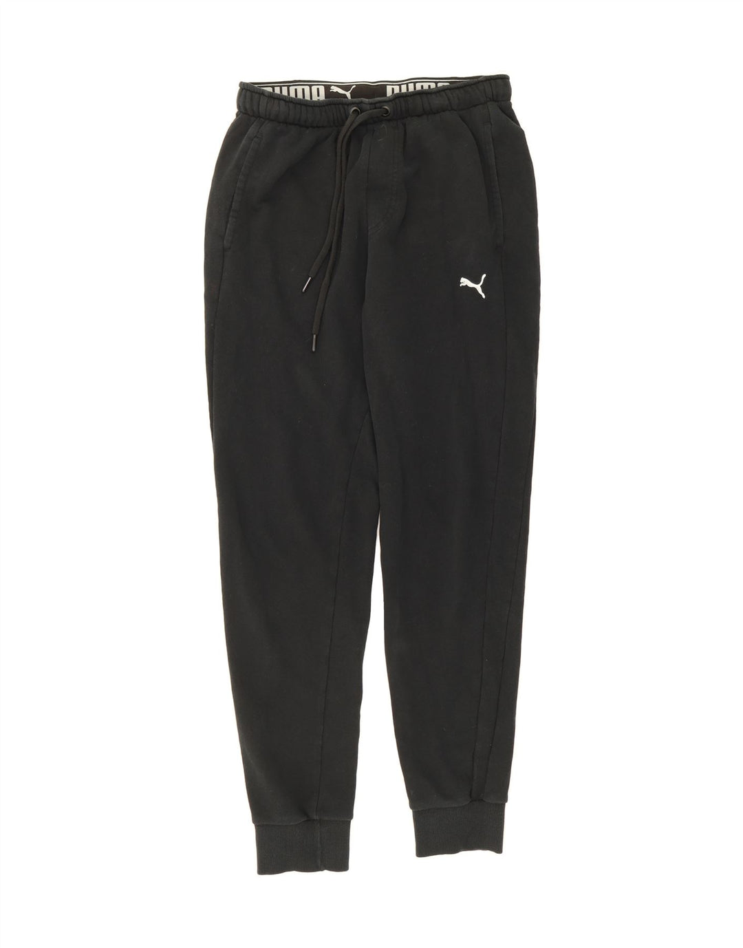 PUMA Mens Tracksuit Trousers Joggers Medium Black Vintage Puma and Second-Hand Puma from Messina Hembry 