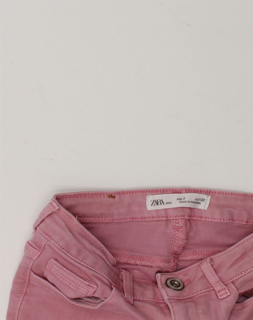 ZARA Girls Skinny Jeans 6-7 Years W22 L20  Pink | Vintage Zara | Thrift | Second-Hand Zara | Used Clothing | Messina Hembry 