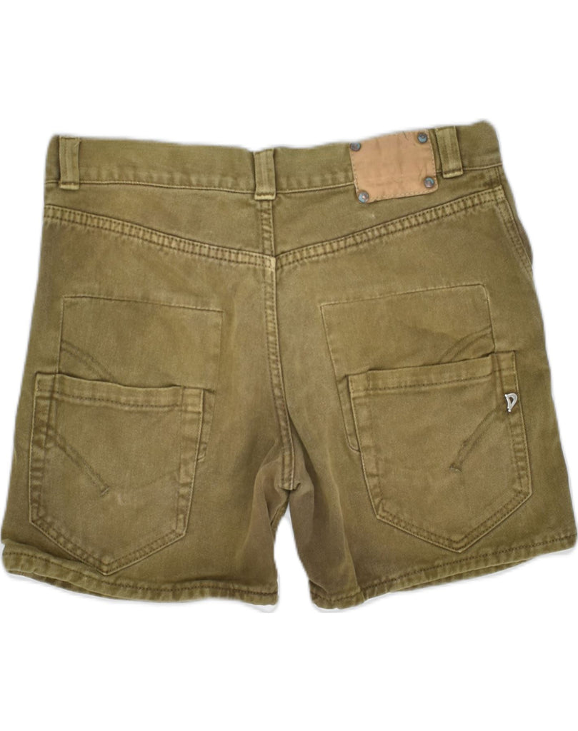 DONDUP Womens Standard Fit Denim Shorts W34 Large Khaki Cotton | Vintage | Thrift | Second-Hand | Used Clothing | Messina Hembry 