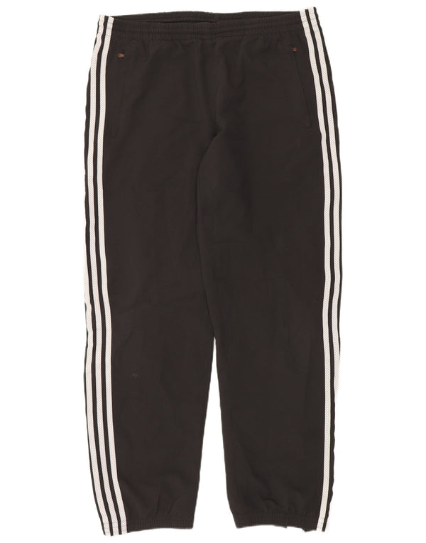 Adidas Mens Tracksuit Trousers Joggers Medium Black Polyester