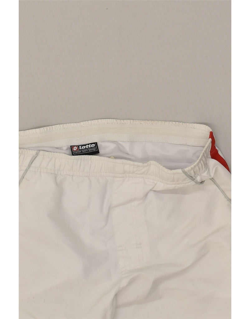 LOTTO Boys Sport Shorts 15-16 Years White | Vintage Lotto | Thrift | Second-Hand Lotto | Used Clothing | Messina Hembry 