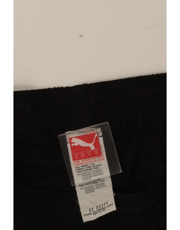 Puma Boys Graphic Sport Shorts 13-14 Years Black Polyester