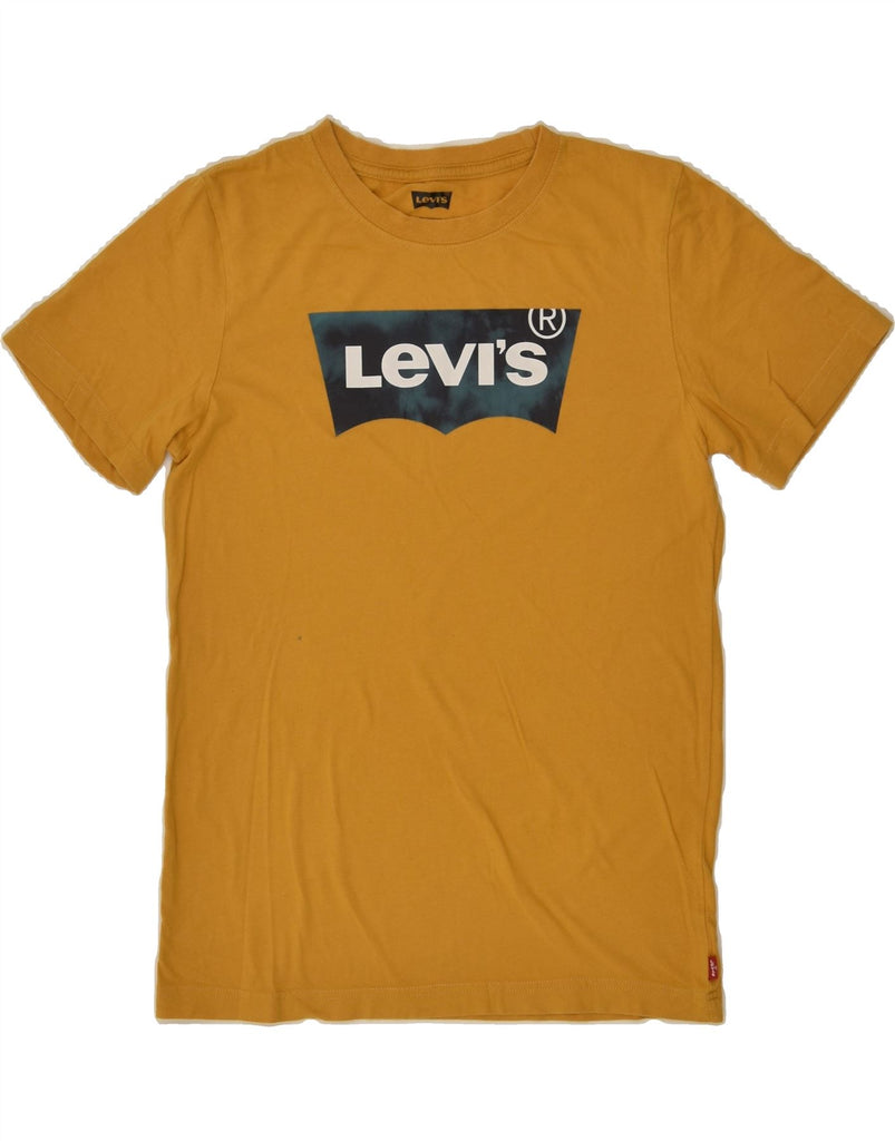 LEVI'S Boys Graphic T-Shirt Top 13-14 Years Yellow | Vintage Levi's | Thrift | Second-Hand Levi's | Used Clothing | Messina Hembry 