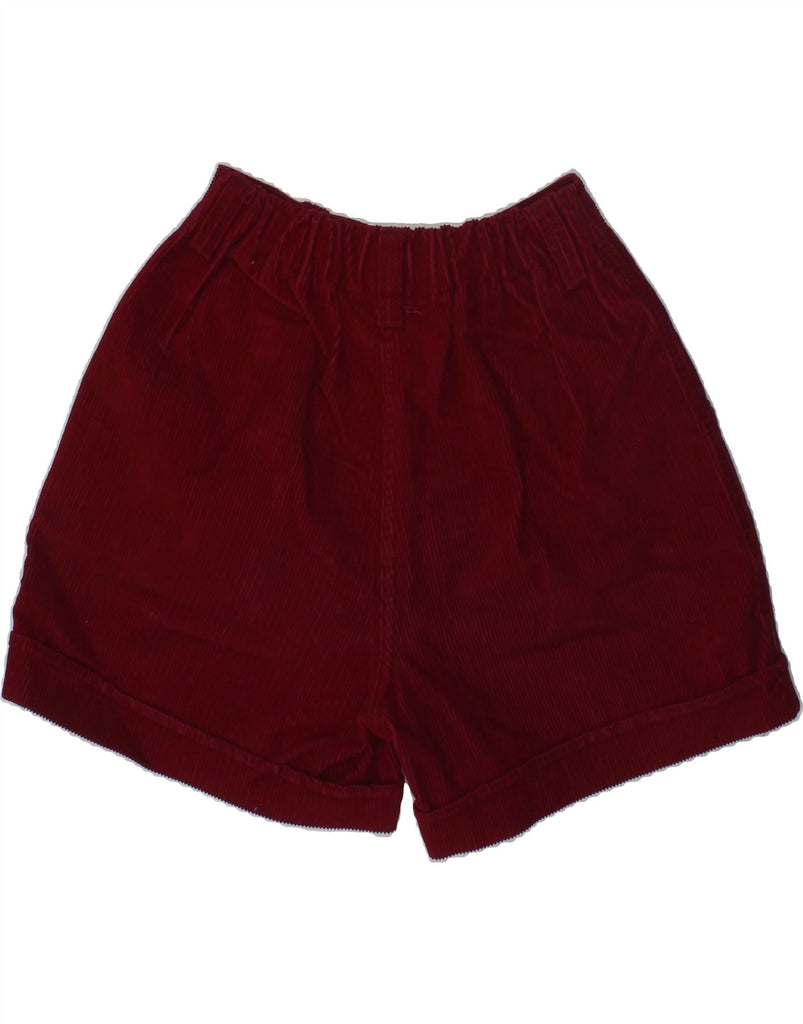 VINTAGE Girls Corduroy Shorts 5-6 Years W20 Burgundy Cotton | Vintage Vintage | Thrift | Second-Hand Vintage | Used Clothing | Messina Hembry 