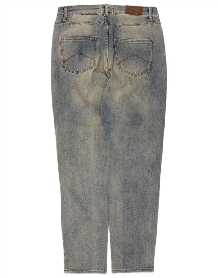 Carrera Womens Distressed Tapered Jeans IT 42 Medium W29 L29 Blue Cotton