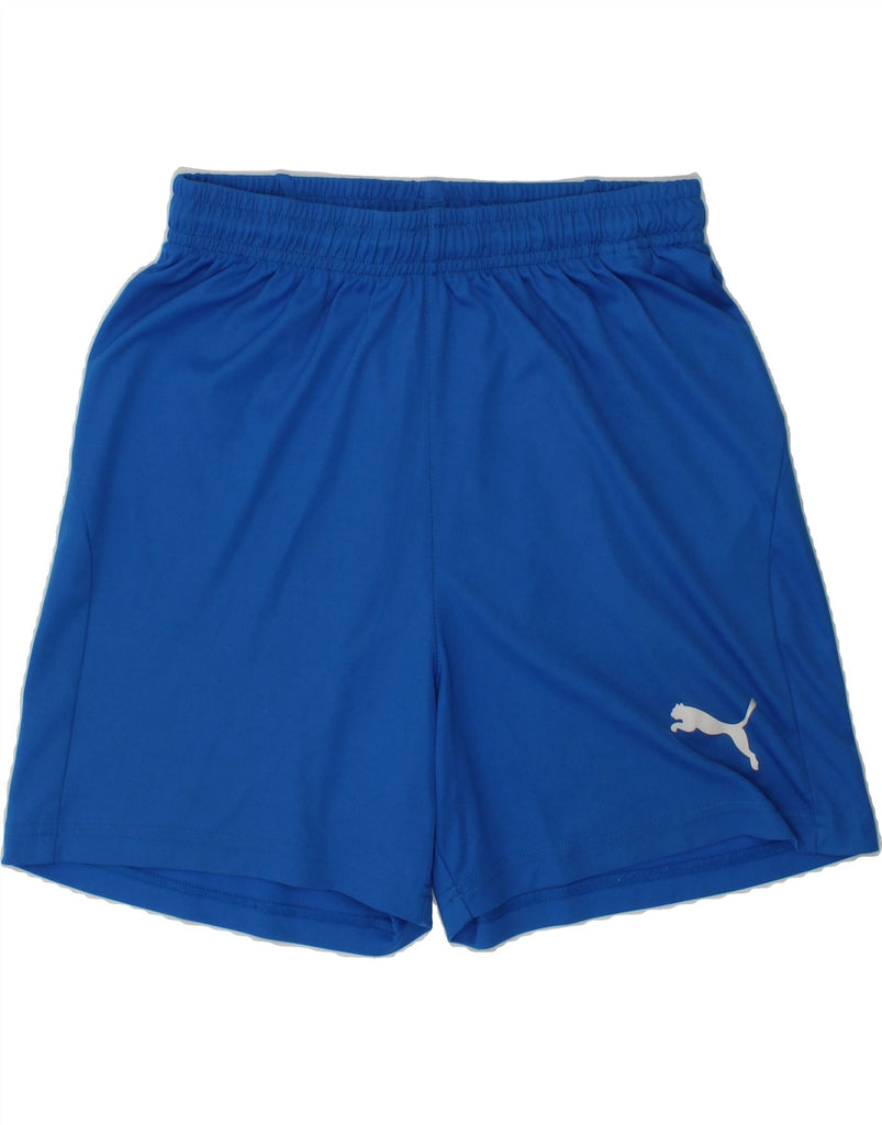 PUMA Boys Sport Shorts 13-14 Years Blue | Vintage Puma | Thrift | Second-Hand Puma | Used Clothing | Messina Hembry 