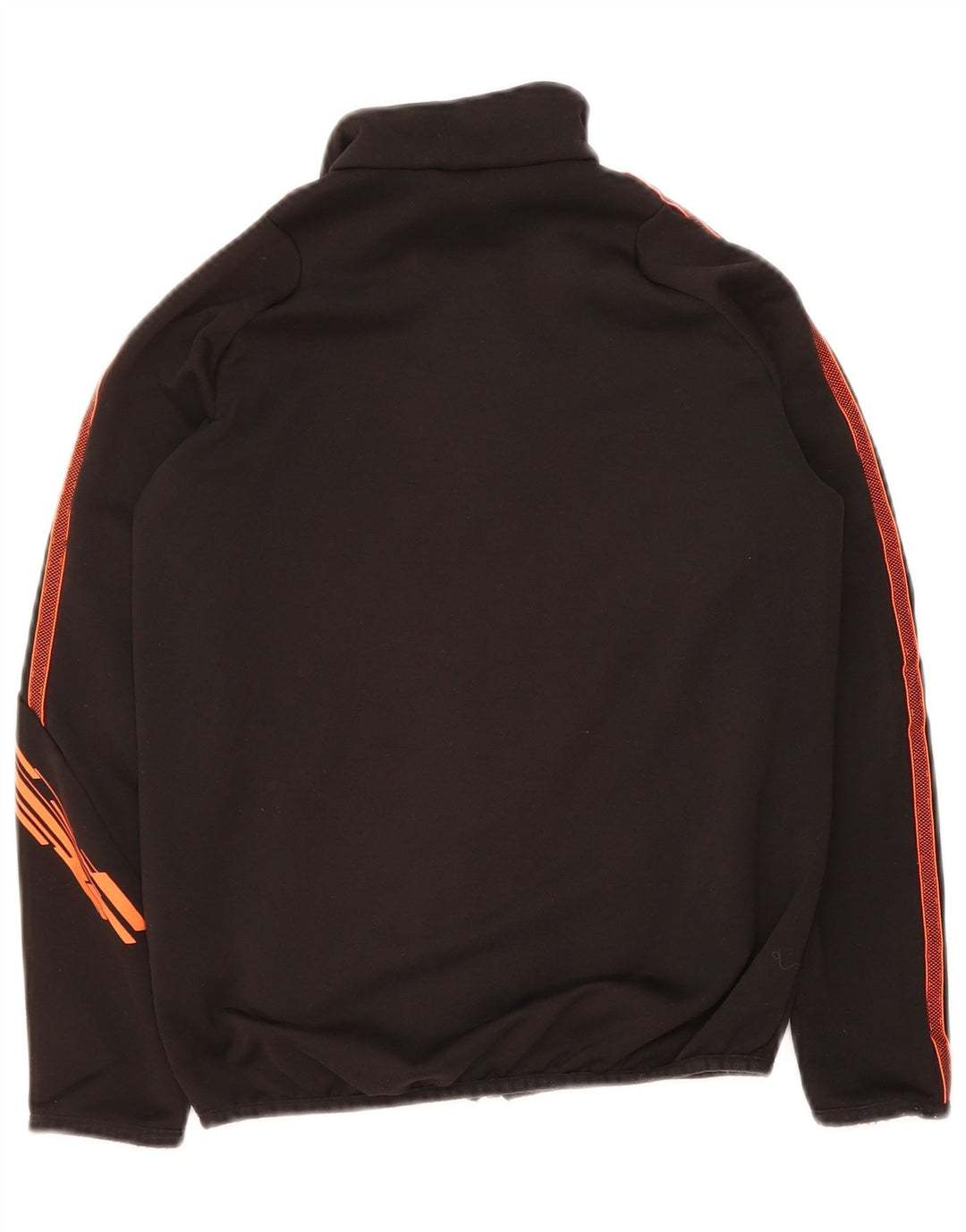 ADIDAS Boys F50 Graphic Tracksuit Top Jacket 11-12 Years Black Polyester