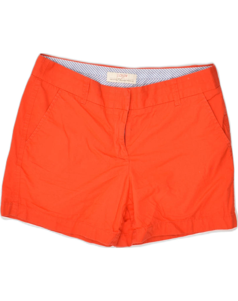 J. CREW Womens Broken In Chino Shorts US 6 Medium W30 Orange Cotton | Vintage J. Crew | Thrift | Second-Hand J. Crew | Used Clothing | Messina Hembry 