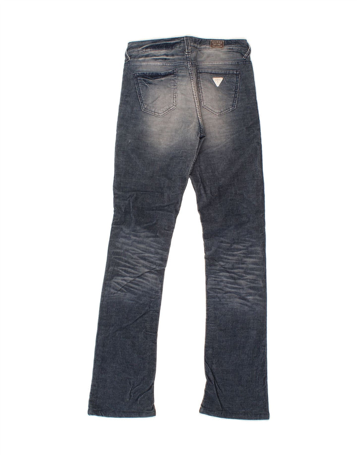 GUESS Womens Straight Jeans W24 L30 Blue Cotton Vintage Guess and Second-Hand Guess from Messina Hembry 