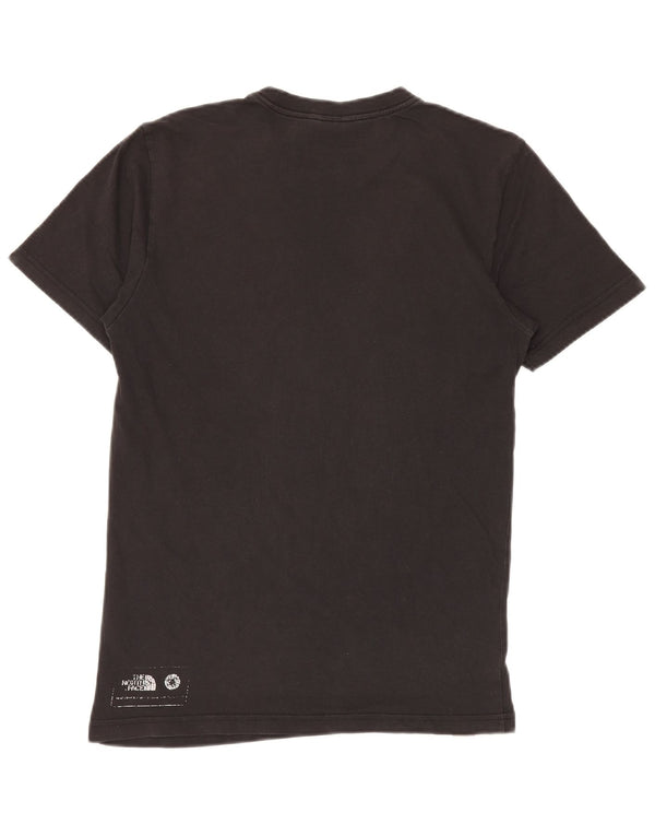 THE NORTH FACE Mens Graphic T-Shirt Top Small Black Cotton