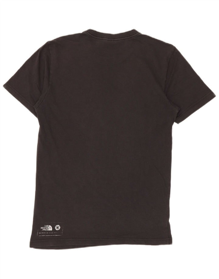 THE NORTH FACE Mens Graphic T-Shirt Top Small Black Cotton