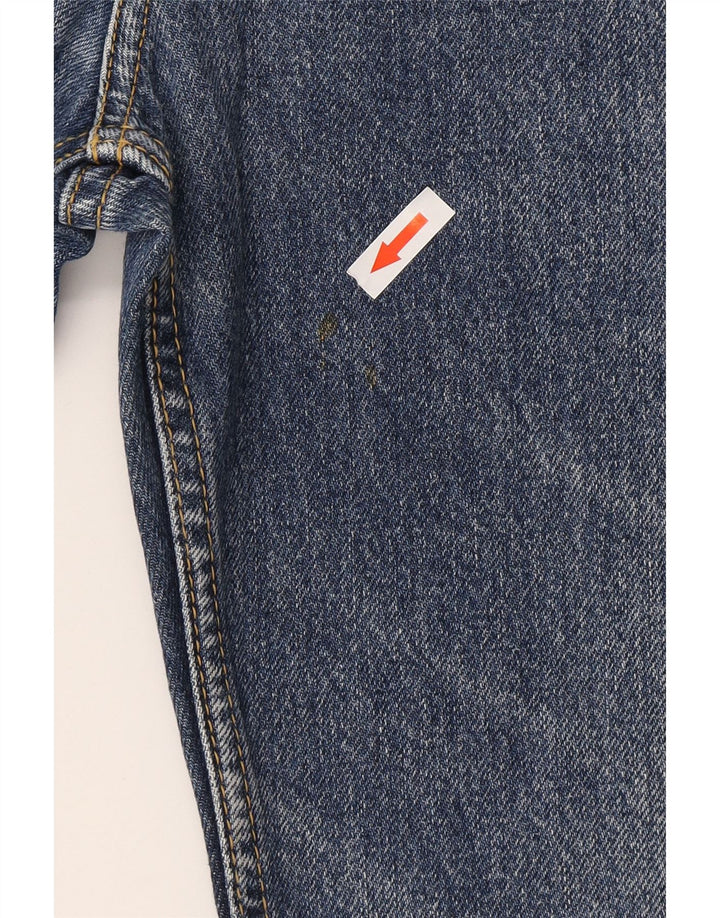 Lee Mens Straight Jeans W32 L30 Blue Cotton