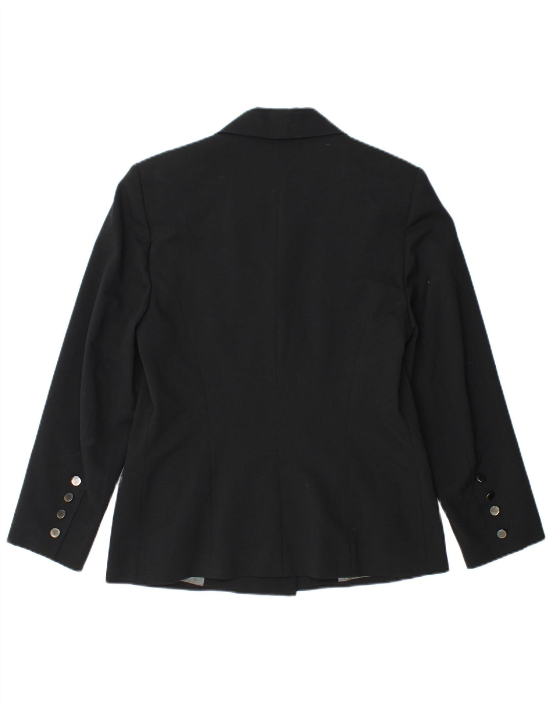 Cacharel Womens Double Breasted Blazer Jacket IT 38 XS Black Polyester